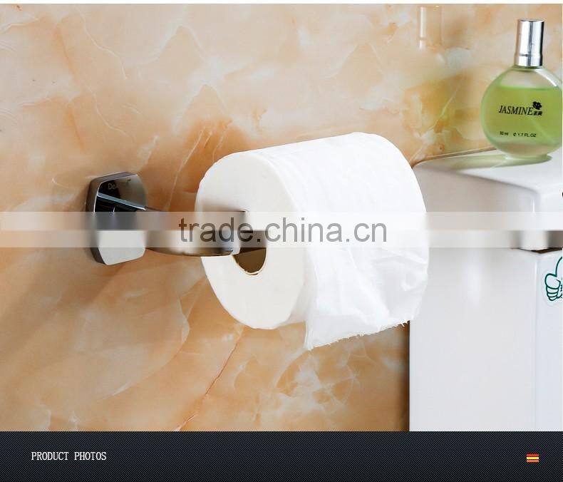 bathroom accessories sanitary ware with brass toliet paper holder for shower rail.