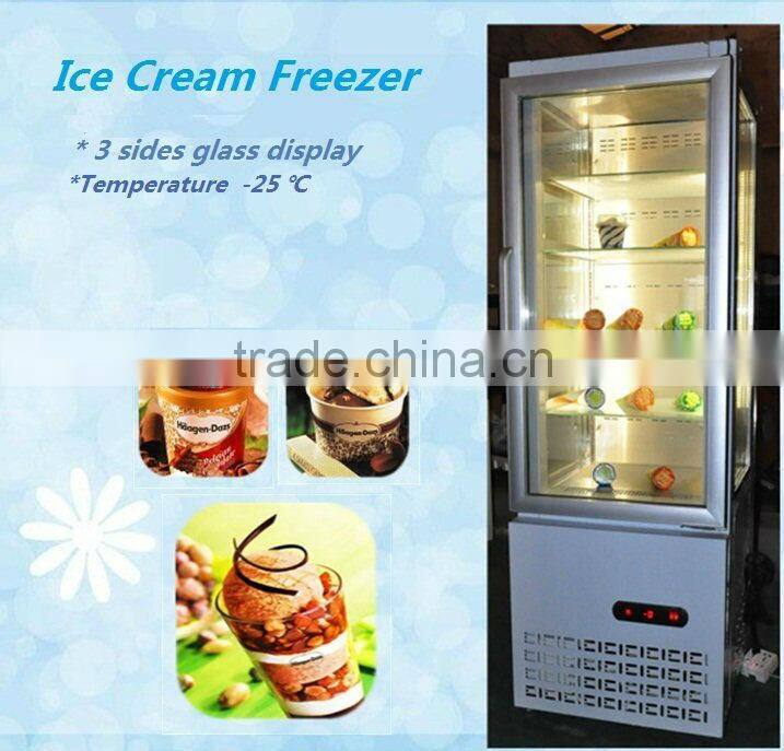 Stainless steel Vertical Ice Cream Freezer
