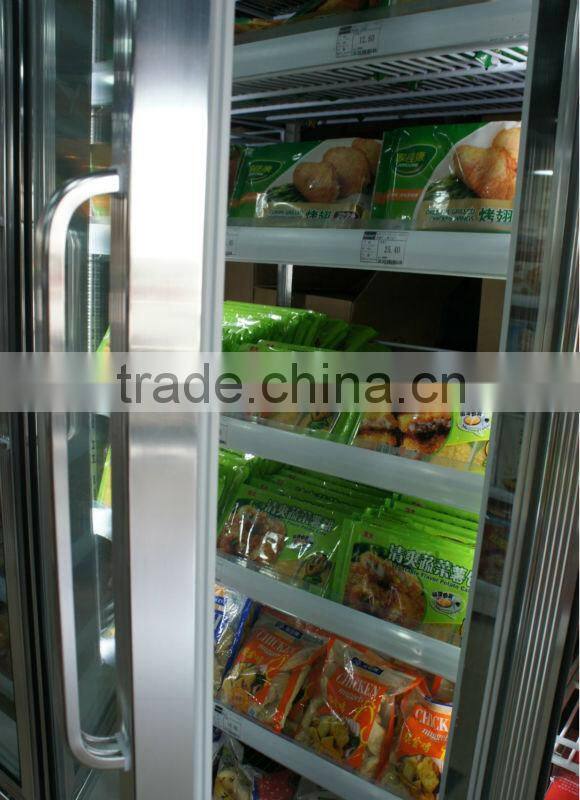 Glass-door walk-in cold room for supermarket & store