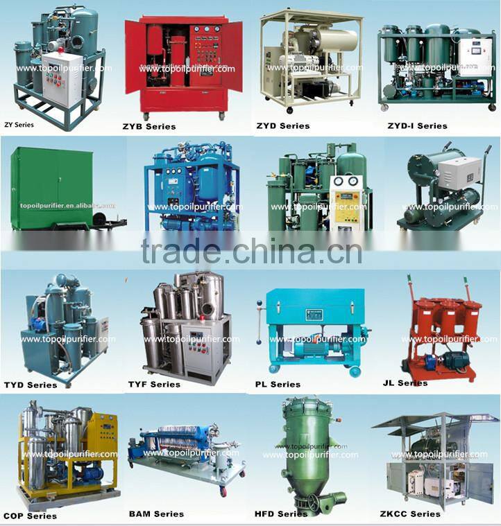 Automatic  Control  Vacuum Oil Purifier Equipment / Deep Fryer Cooking Oil Filter Machine