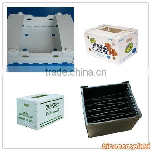 Recycled Eco-friendly Plastic Fluted Packaging Box