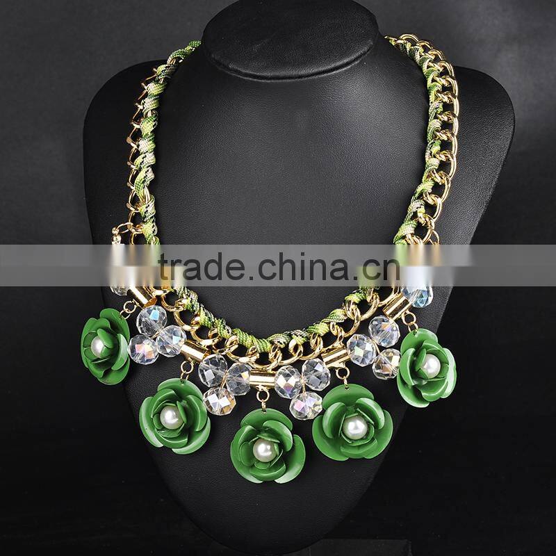 Alloy fashion necklace 2015 branded jewelry