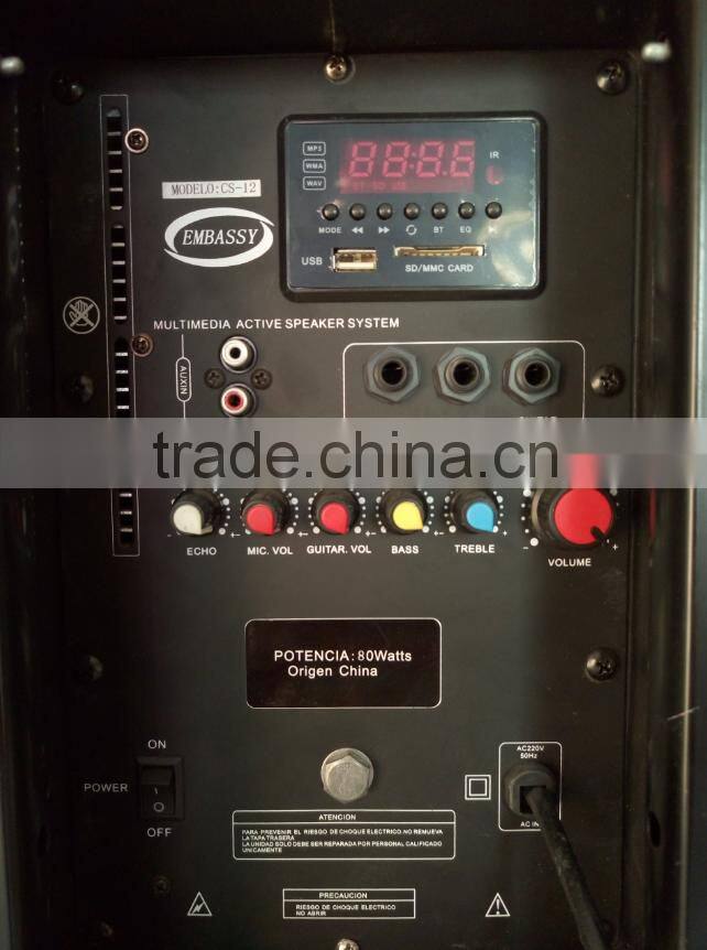 15 inch super bass speaker pa system speaker bluetooth creative amplifier woofer speaker professional with handle and usb