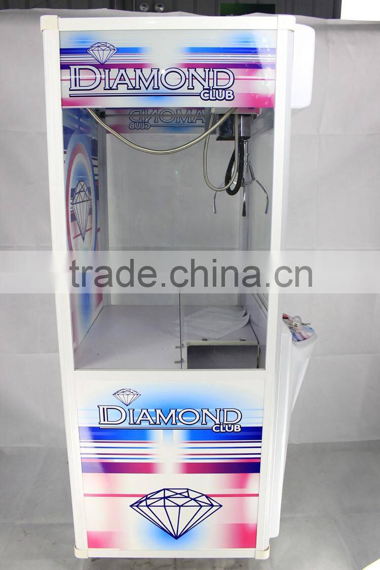 Coin operated crane machine capsule toy vending machine small toy crane machine