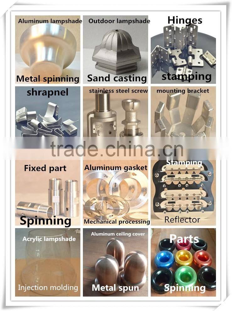 China supplier aluminum metal spinning spun made with metal spinning lathe