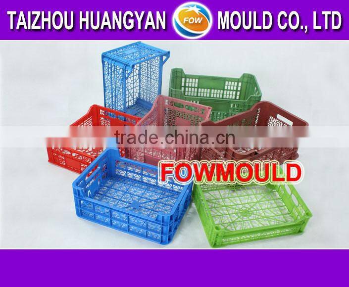 OEM custom plastic crate mould for fruit