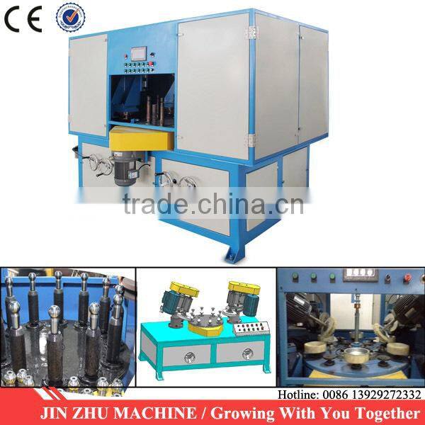 Rotary table dis-casting fittings automatic polishing machine