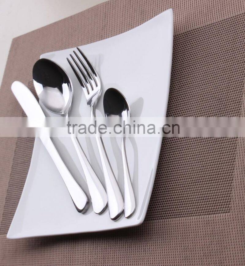 Low MOQ, eco-friendly, food grade material stainless steel cutlery