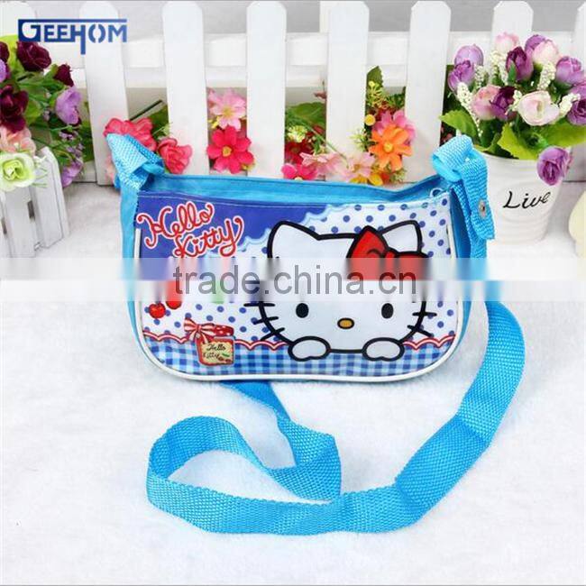 school children cartoon shoulder bag custom kids pvc shoulder bag