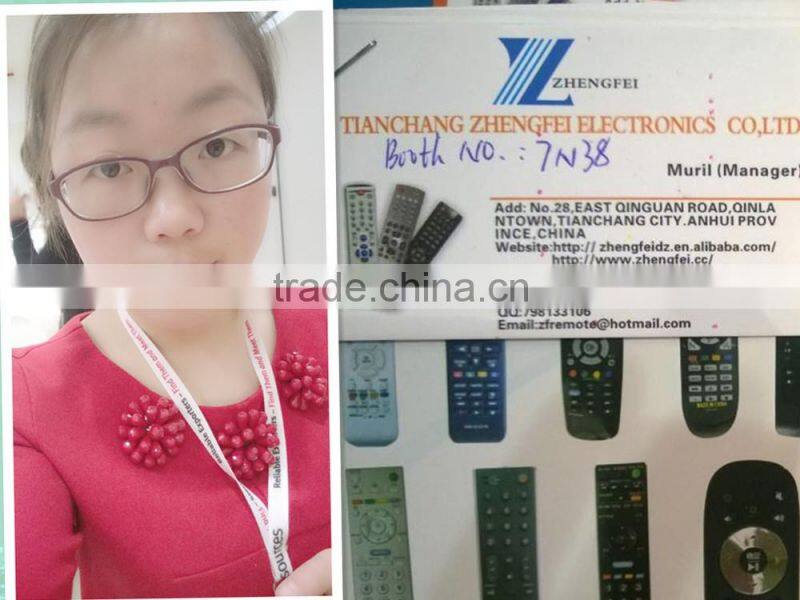 High Quality Black/Golden 39,42 Keys RCW-STB-NEW5 TV REMOTE CONTROL for Romania market,RK102 Turkey market