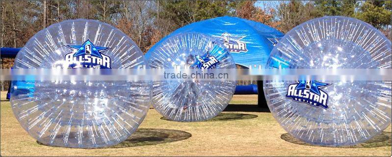 3m diameter inflatable zorb ball header