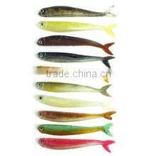 soft bait 10 colors fishing tackle 8.9CM/3.1G fishing lures Soft lures