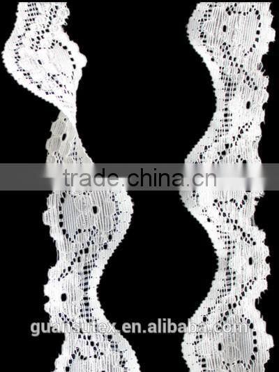 white crochet lace trim nylon lace trim for apparel
