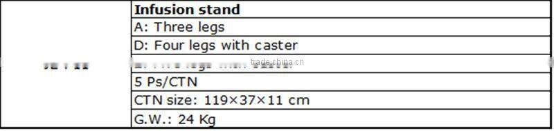 2015 hospital use infusion stand with legs