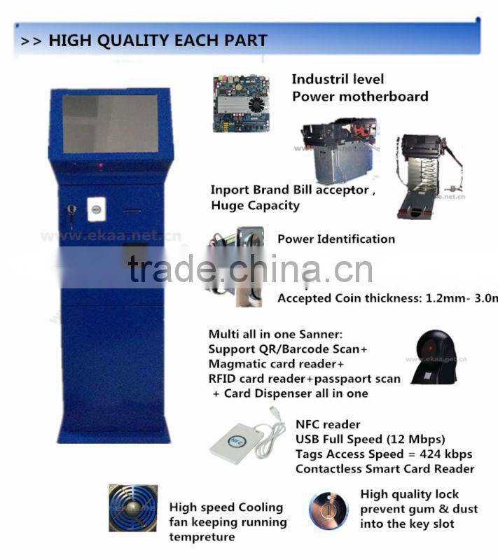 Kiosk Machine/Payment Kiosk All in One/Cash Payment Kiosk/ Bill Payment Kiosk