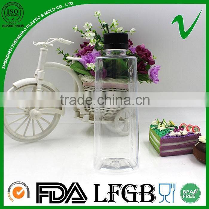 500ml empty clear PET drinking water bottle with FDA grade