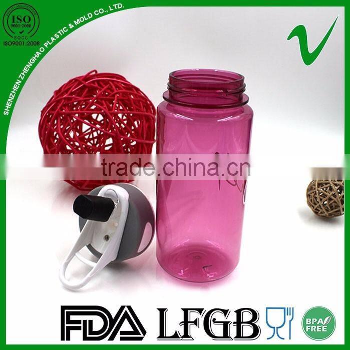 PCTG food grade empty transparent 600ml water plastic container for drink