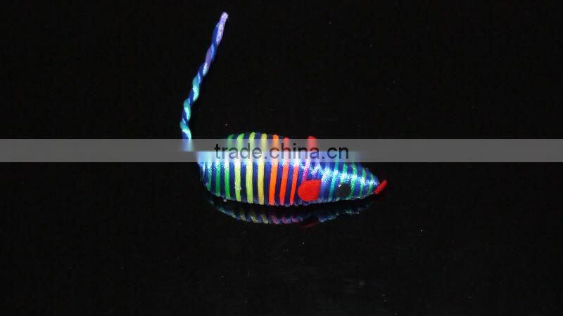 cat rope rolling mouse toy