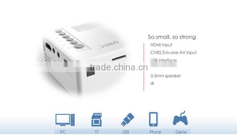 New Cheapest Full HD Mini LED 3D Projector UC18