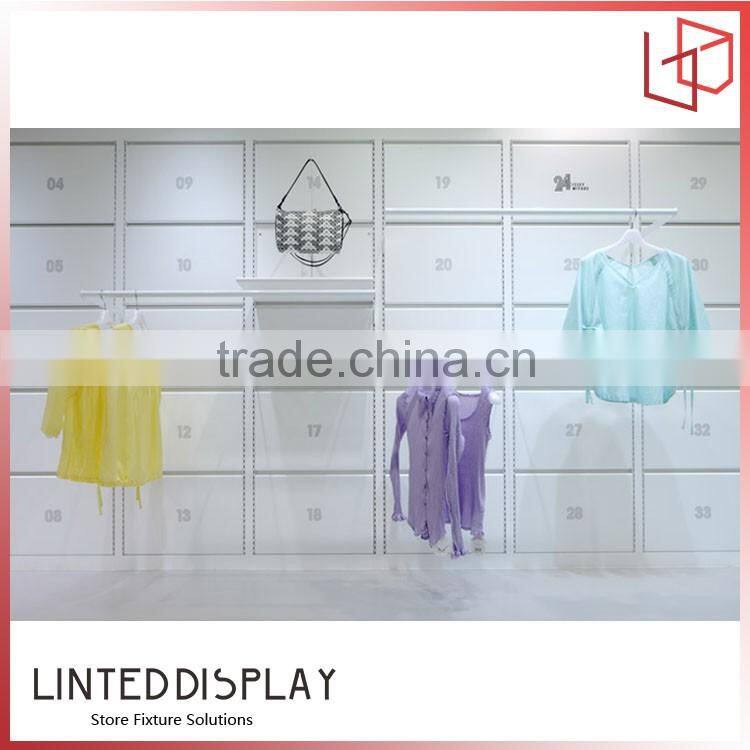 Glass store bags display showcase kiosk design for big brand bags shop furniture