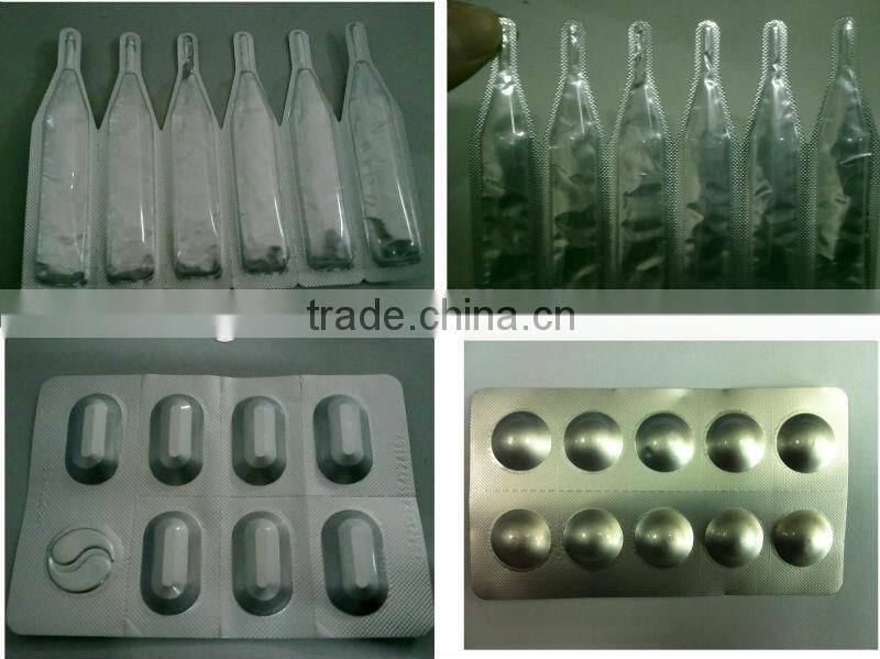 High quality PLC control chewing gum blister packing machine