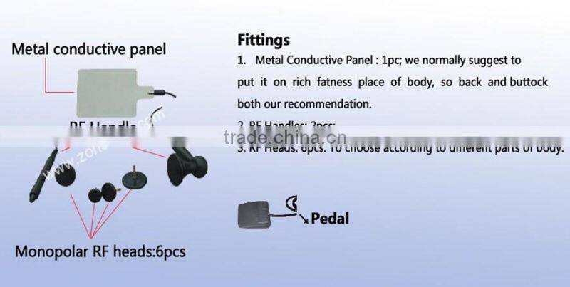 R12 facial skin tightening device monopolar rf