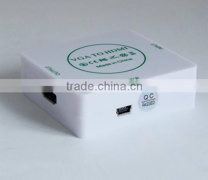 DC 5V USB power Supply Full HD Micro VGA TO HDMI Converter Box