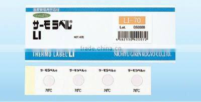 Industrial temperature indicator label for train axle / 1 Level