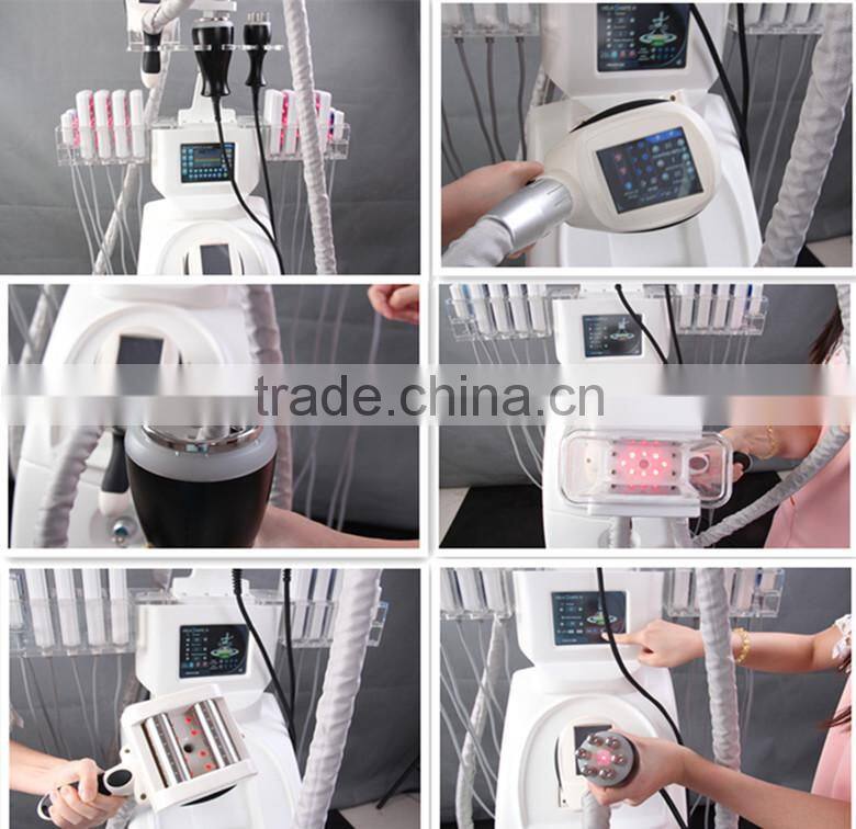 Slimming 5 IN1 vacuum roller+lipo laser+Cryo lipo fitness product for beauty parlors