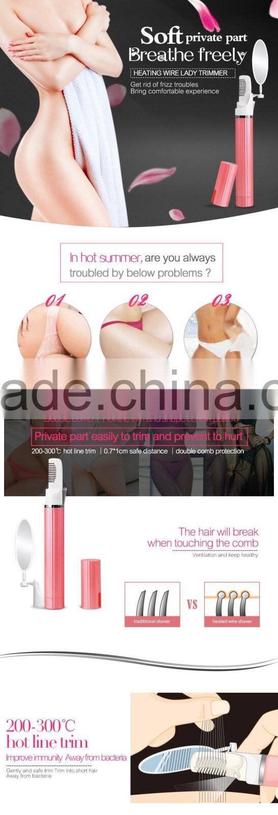 Thermal wire lady hair remover for bikini line