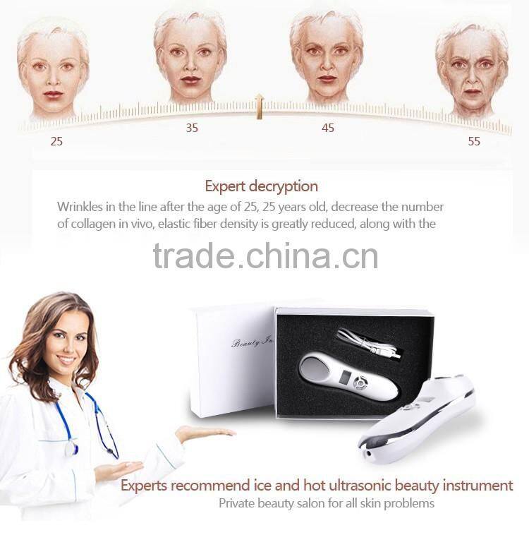 Cold and Hot Light Spa face tight skin care device