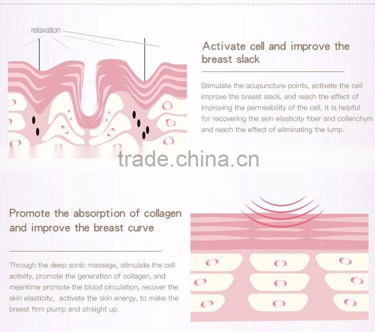 New Christmas Gift Hot Breast Massage Video Machine Women Chest Lift Vibration Theapy Massager