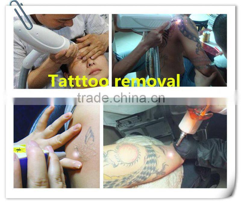 High Power Profeesional Q switch nd yag laser tattoo removal beauty machine