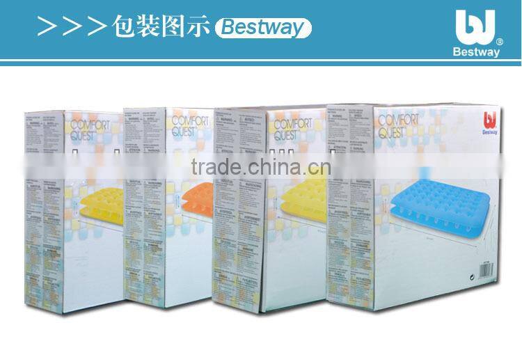 Bestway67387 color transparent flock mattress for sale