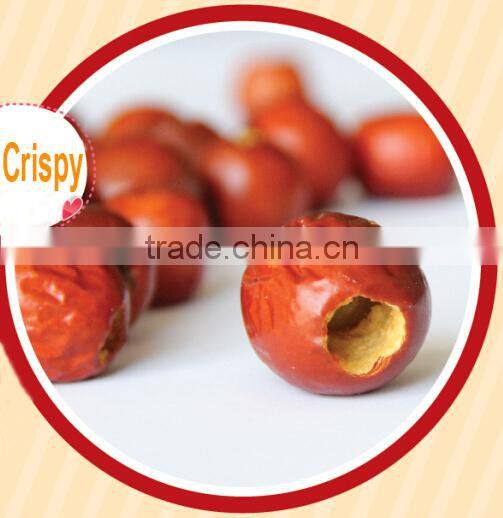 vacuum fried crispydate with fresh winter jujube