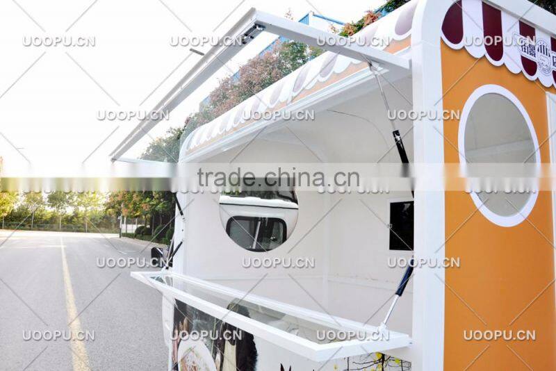China customization provided electric food truck with three wheels