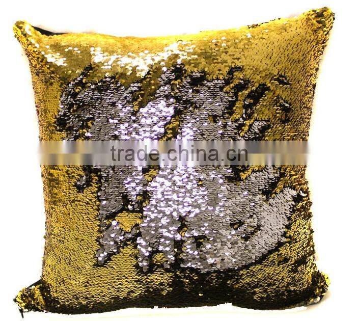 Latest design mermaid pillow reversible sequin pillow