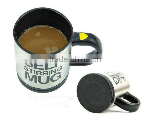 Promotional Battery Powered Stainless Steel Self Stirring Coffee Mug