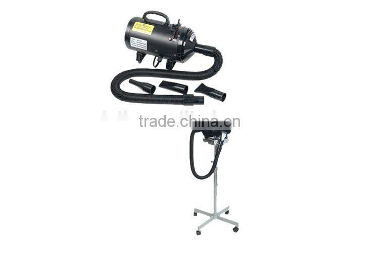 Adjustable speed and temperature 2400w power pet dryer machine