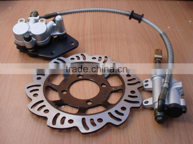 Footbrake Master Cylinder Rear Brake Pads Disc For 110cc 125cc Dirt Pit Bike