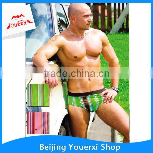 2015 Hot sale sexy boxer briefs mens swimwear