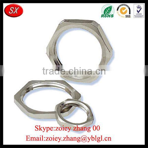 High Quality High Precision Customized Aluninum Flat Npt Nut For Sale