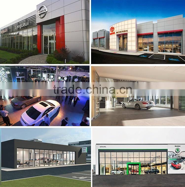 In UAE Structural Steel Pre Engineered 4S Car Exhibition Center for Sale