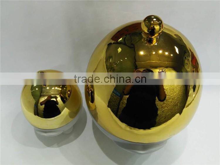 hot sale personalized color glazed decorative ceramic custom candle jar