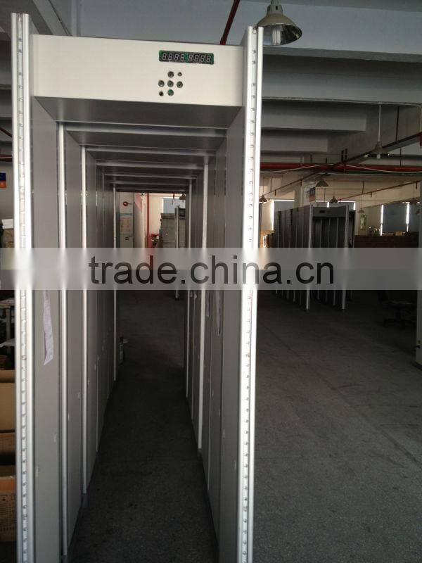 18 zones walk through metal detector monitoring system metal detector gateXLD-E