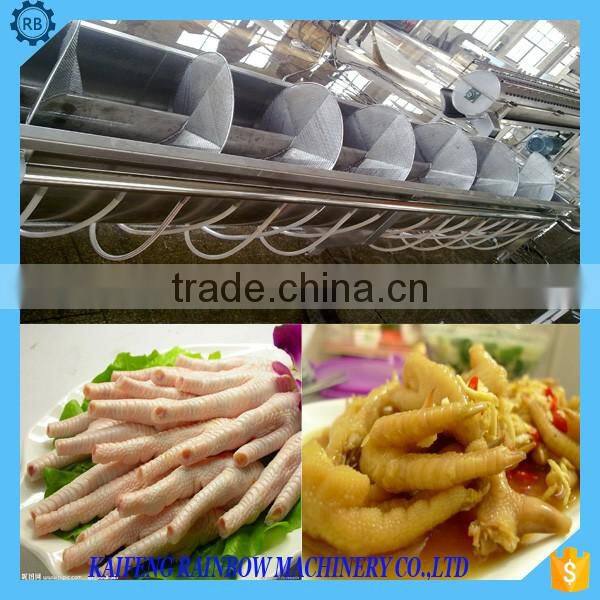 New Commercial Chicken Paws/Feet Decorticator/Peeler Machine