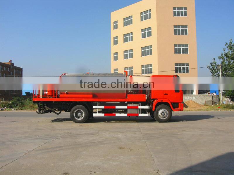 Sinotruk 8000L pavement maintenance truck/intelligent asphalt distributor truck for sale