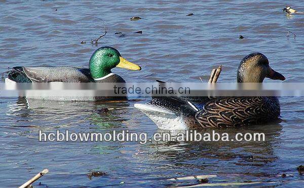 OEM Blow Molding Plastic female and male duck decoys