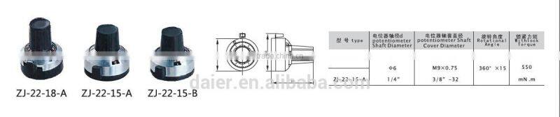 volume fender amplifier knobs for guitar potentiometer