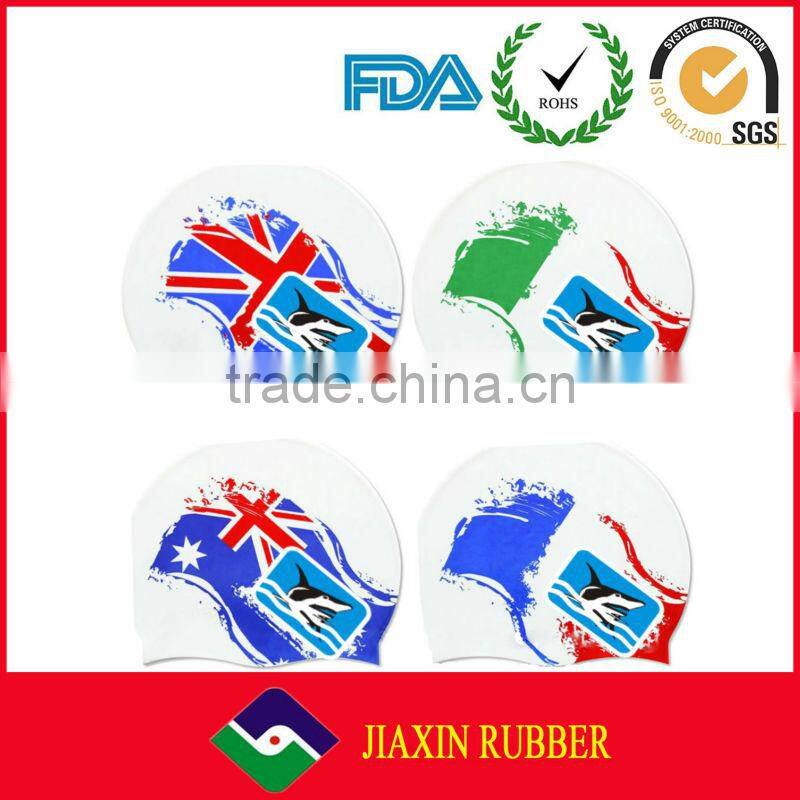 2014 china wholesale factory price various printing kids silicone caps